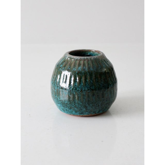 Vintage Studio Pottery Vase For Sale - Image 4 of 9