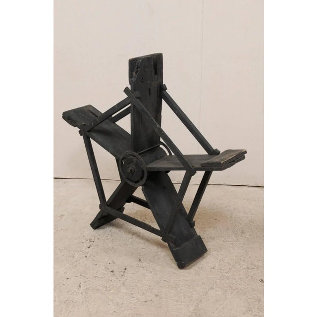 Early 20th Century Nautical Jackwood Water Wheel Accessory From Kerala, India For Sale In Atlanta - Image 6 of 9