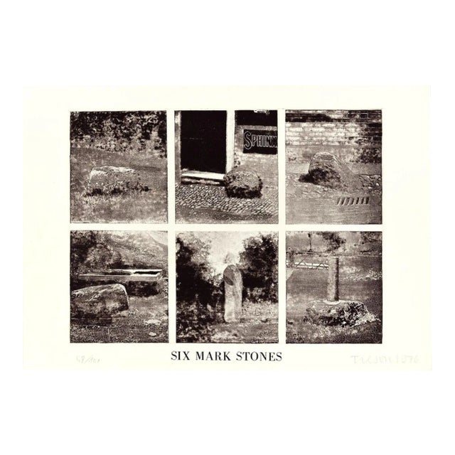 Six Mark Stones - Original Erching by Joe Tilson - 1976 1976 For Sale