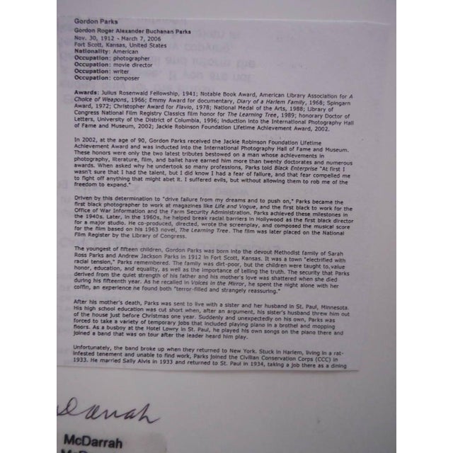 1970s Fred McDarrah, Gordon Parks, Alan King and Genevieve Young Vintage Silver Gelatin photo, 1972 For Sale - Image 5 of 7