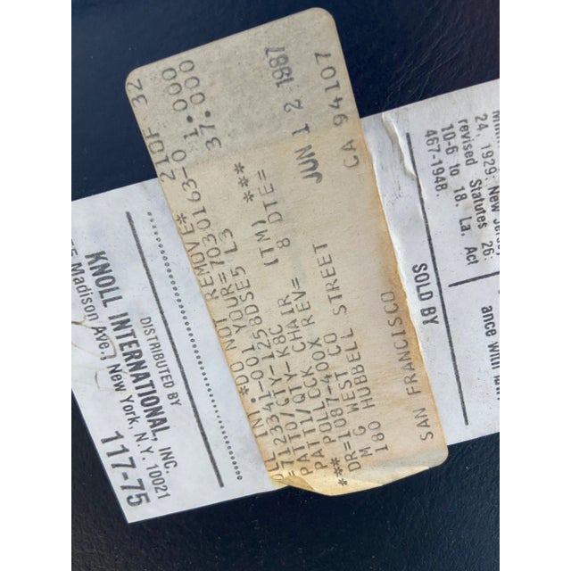 1980s Knoll Charles Pollock Chair For Sale - Image 11 of 12