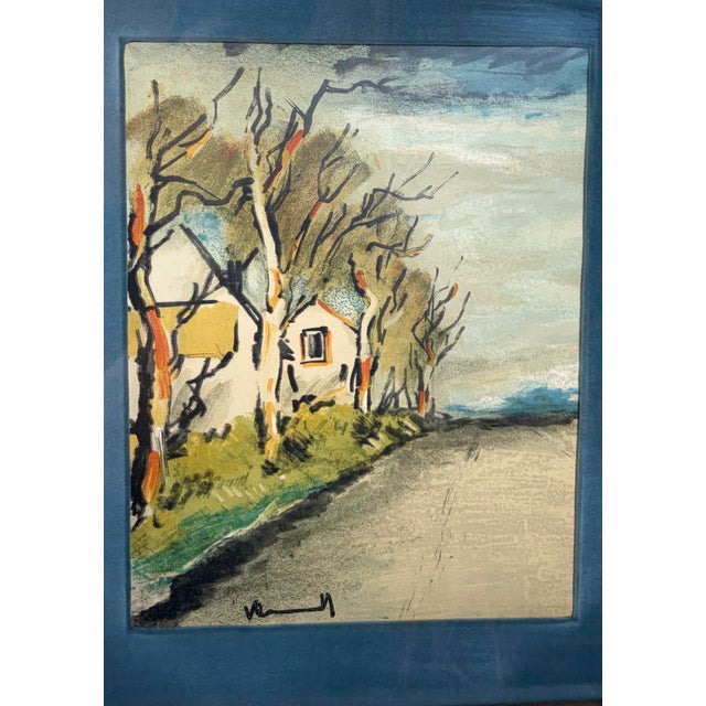DESCRIPTION Elevate your fine art collection or next interior project with this exceptional mid-century color lithograph...