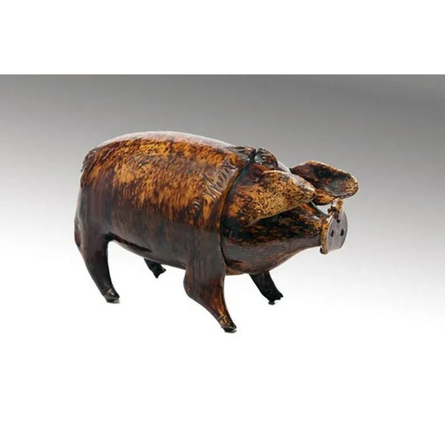 Sussex Pig Pottery Drinking Vessel, Jug and Cup, Belle-Vue Pottery, Rye, Frederick Mitchell Circa 1870 A Sussex Pig...