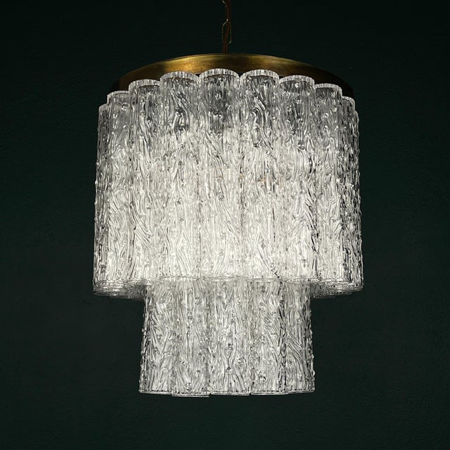 Murano Chandelier Tronchi by Venini, Italy, 1960s For Sale - Image 12 of 18