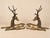 Two-Tone Brass Reclining Deers, 1960s, Set of 2 For Sale - Image 12 of 12