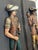 Pair of Large Hard to Find Midcentury c.1960s American Revolutionary War Minutemen Soldiers 3D Wall Plaque Decor w/ Rough...