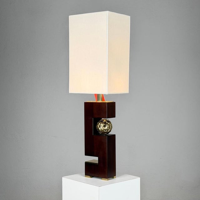 Metal Hermes Table Lamp by Angelo Brotto for Esperia, 1970s For Sale - Image 7 of 18