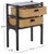 Contemporary Rozalyn 2 Drawer Accent Table in Matte Black For Sale - Image 3 of 9