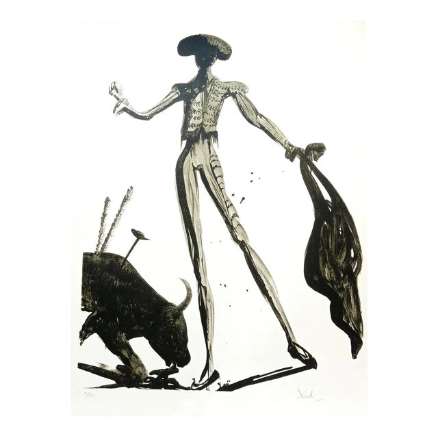 Salvador Dali, Matador and Bull, 1969, Lithograph For Sale