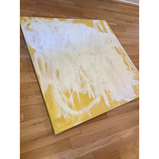 Paint Sarah Trundle, Contemporary Abstract Painting, "Yellow, No. 2" For Sale - Image 7 of 8