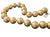 Vintage Kenneth Jay Lane KJL Chunky Matte Gold Faux Pearl Statement Necklace For Sale - Image 6 of 6