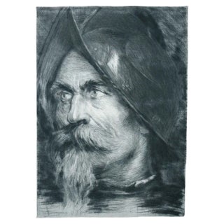 Heinrich Haberl, Sturmhaube, Das Ziel im Visier, 1900, Etching For Sale