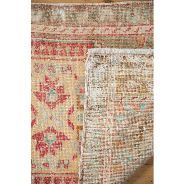 1970s Vintage Distressed Oushak Rug Mat Runner - 1'9" X 3'3" For Sale - Image 5 of 6