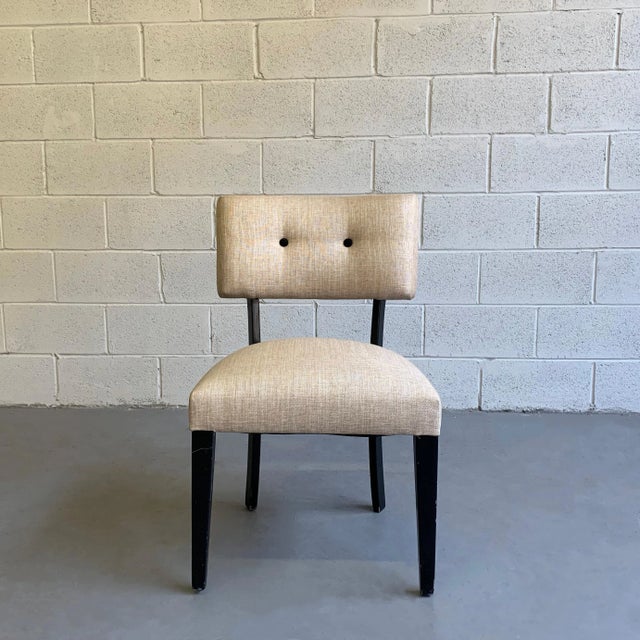 Mid-Century Modern Mid-Century Modern Lacquered Maple Slipper Side Chair For Sale - Image 3 of 9