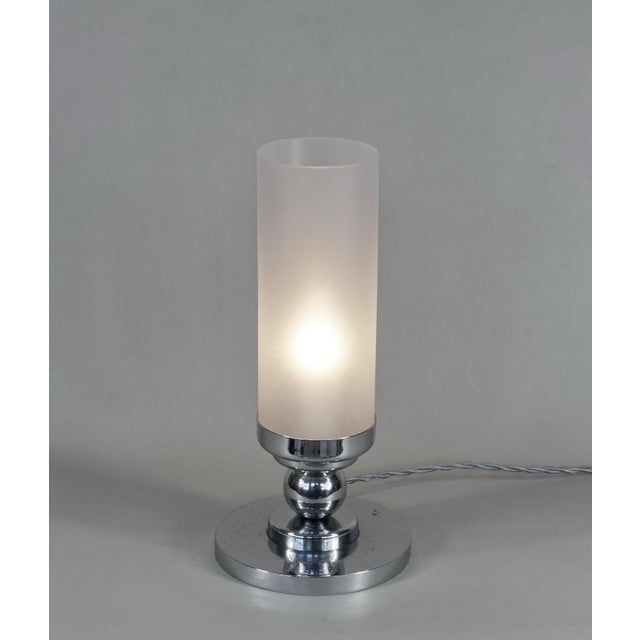 1930s French Art Deco Table Lamp by Buiret & Debeaurain 1930s France For Sale - Image 5 of 11