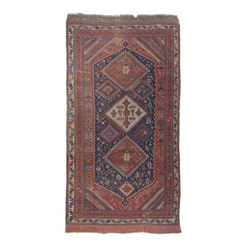 ラグ・カーペット shiraz qashqai rug shiraz qashqai rug shiraz qashqai rug 860】Semi Antique Persian