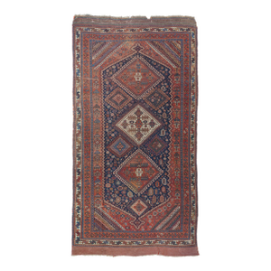 Antique Persian Qashqai Rug 4’7" X 9’6”