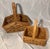 American Baskets. Two Iconic, Authentic Longaberger Maple Wood Baskets Handcrafted in Dresden, Ohio. For Sale - Image 10 of 12