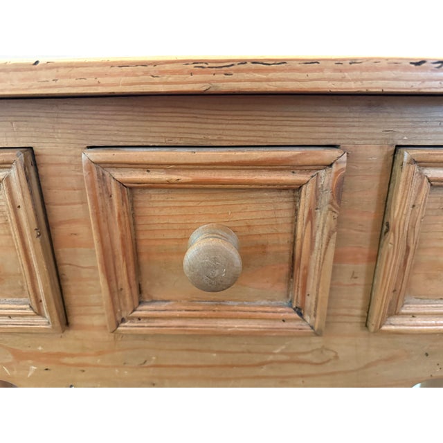 Vintage Pine Console Table For Sale In New York - Image 6 of 12