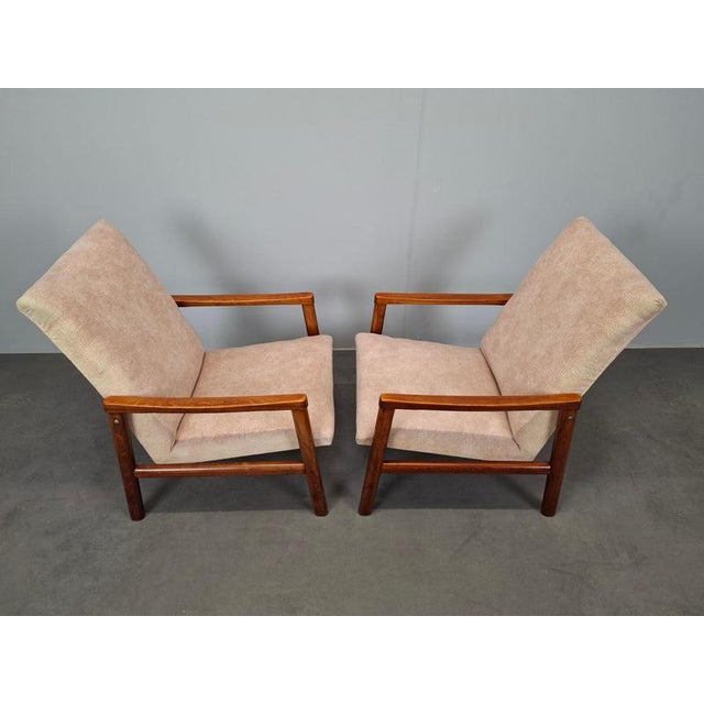 Mid-Century Modern Lounge Chairs, Czechoslovakia, 1970s, Set of 2 For Sale - Image 9 of 18