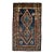 19th Century Caucasian Kazak Area Rug, Hand-Knotted Wool, Blue, Ivory For Sale