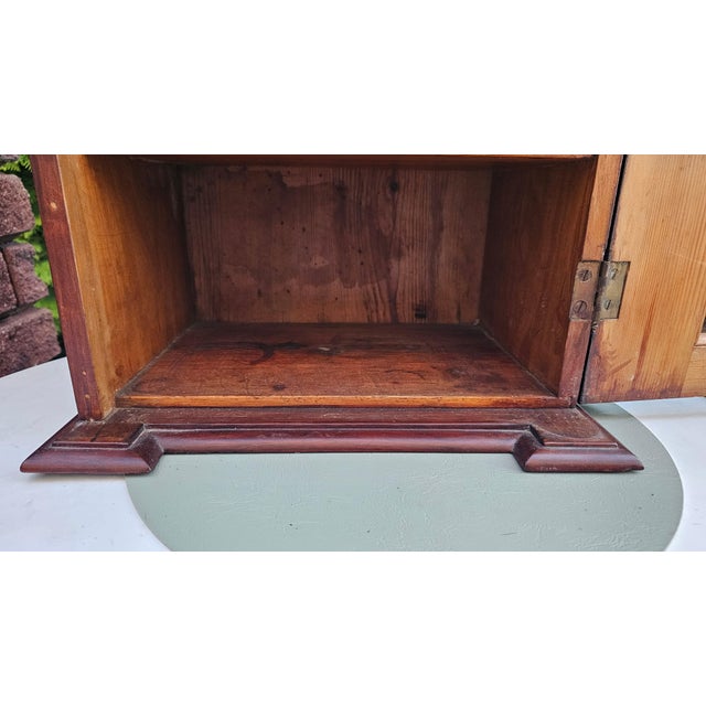 Neo-Baroque Cabinet with Stained-Glass Panel For Sale - Image 10 of 17