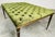 Maison Jansen French Louis XVI Style Tapered Bronze With Tufted Green Velvet Bench For Sale - Image 4 of 9
