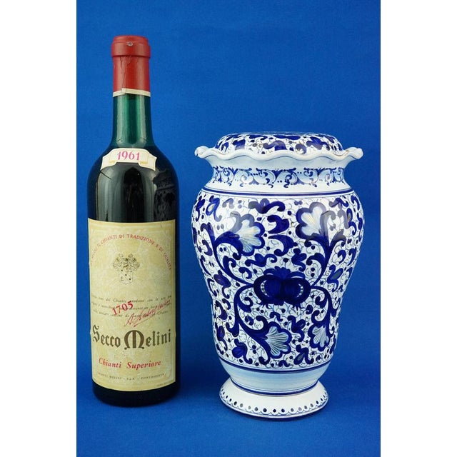 Ceramic Albarello Ceramic Pharmacy Vase from Cacf, Faenza, Italy, 1960s For Sale - Image 7 of 18