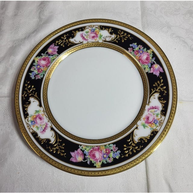 Gold-Plated Service from L' Ancienne Manufacture Royale de Limoges, France, 1980s, Set of 75 For Sale - Image 13 of 18
