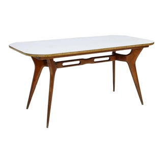 Parisi (Attributed) Style Italian Mid Century Dining Table For Sale
