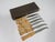 Vintage Italian Cheese Cutlery in Bamboo and Stainless Steel, 1960s, Set of 6 For Sale - Image 6 of 6