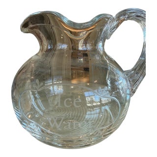 William Yeoward Vase and or Water Pitcher For Sale