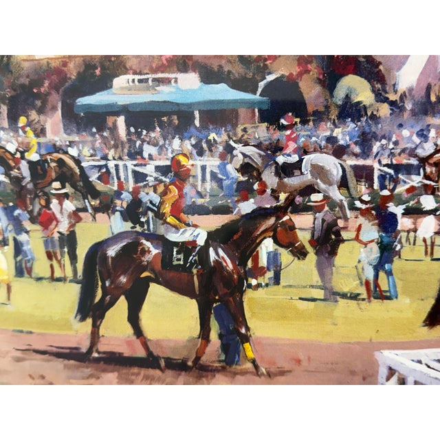 Peter Williams Del Mar Racetrack Signed Print, Circa 1992 For Sale In San Francisco - Image 6 of 12
