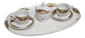 Porcelain Coffee Service from Limoges, France, 1960s, Set of 6