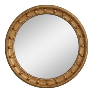 Friedman Brothers Gilt Bullseye Mirror For Sale
