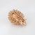 70s Vintage Hedgehog Pendant 14k Yellow Gold Brooch Sapphire Eyes Animal Jewelry For Sale - Image 4 of 5