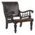 Antique Anglo-Indian Teakwood Library/Lounge Chair For Sale