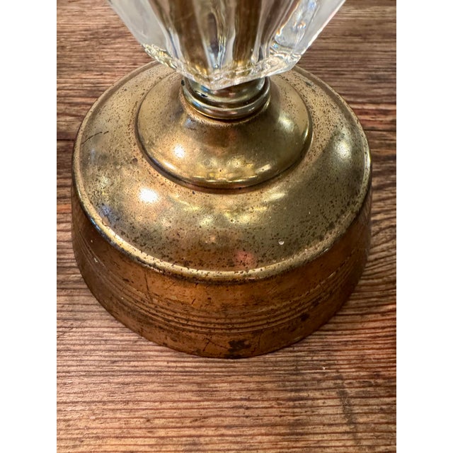 Vintage Hollywood Regency “Crystal” Waterfall Table Lamps – Pair For Sale - Image 9 of 9