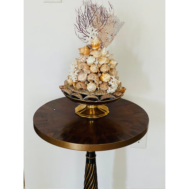 Tan Gorgeous Sea Shell Topiary Assemblage For Sale - Image 8 of 8