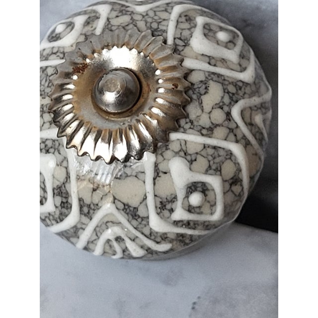 1980s 1980s Art Pottery Ceramic Drawer Pulls For Sale - Image 5 of 9