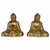 Southeast Asian Artist, Buddha Sculptures, 20th Century, Gilt Terracotta, Set of 2 For Sale - Image 14 of 14