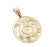 About This Piece: Metal: 18k yellow gold Pendant Size: Full Size: 22mm x 31mm Bale Size: Can be worn with 2mm chain...