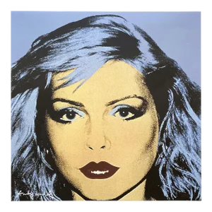Andy Warhol Vintage 1986 Limited Edition Large Fine Art Lithograph Print " Debbie Harry " 1980