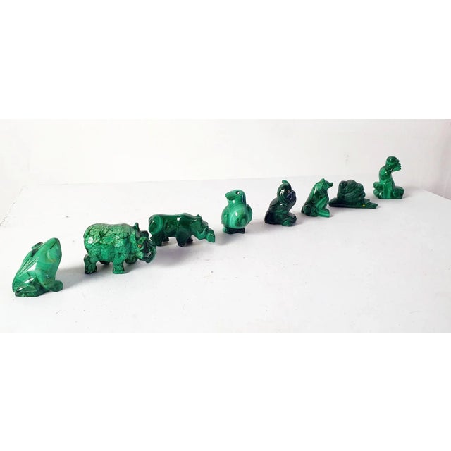 Malachite Animal Collection, Set of 17 For Sale - Image 3 of 11