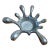 Handmade Silver Splat Candle Holder For Sale