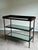 Brown Late 20th Century Baker Jacques Garcia Tiered Mahogany Mirrored Beveled Glass Drybar Side Table For Sale - Image 8 of 12