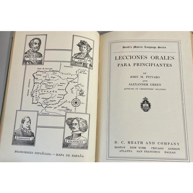 1940s Spanish Books - a Pair For Sale In Dallas - Image 6 of 7