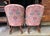 Traditional English Edwardian Style Pair of Tufted Slipper Chairs For Sale - Image 3 of 5
