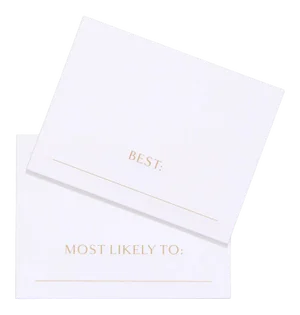 Dear Annabelle Superlative Place Cards - Set of 24
