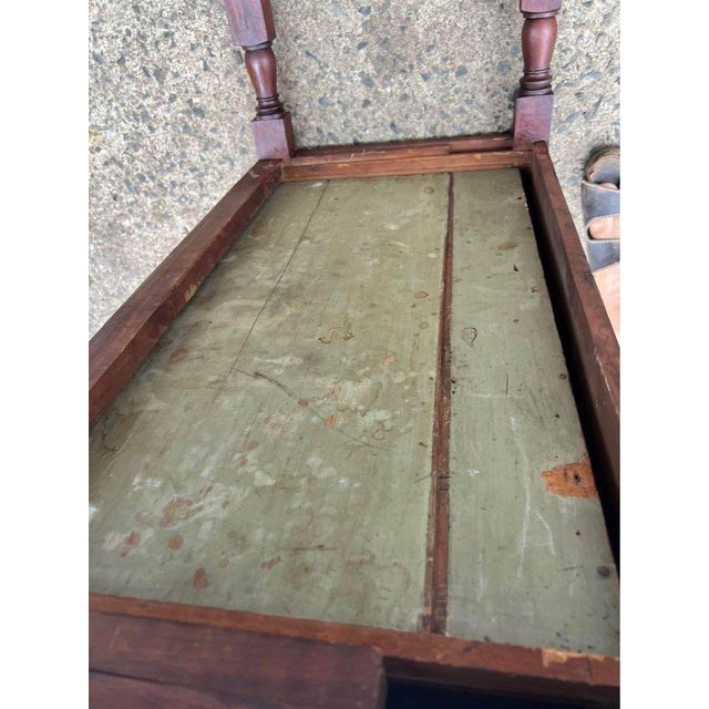 Antique Early American Empire Style Single Drawer Work Table. Side Table For Sale In Washington DC - Image 6 of 11